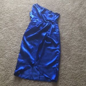 Royal blue cocktail dress